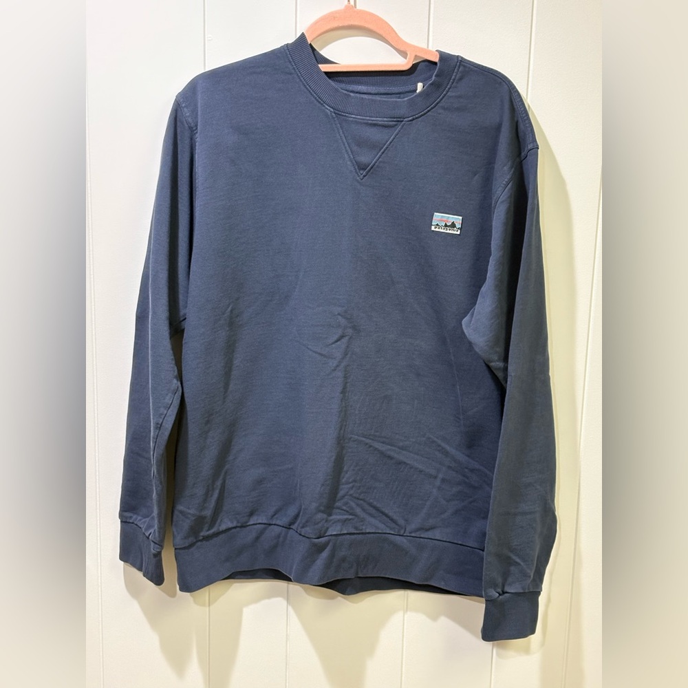 Men's Blue Crewneck Sweater